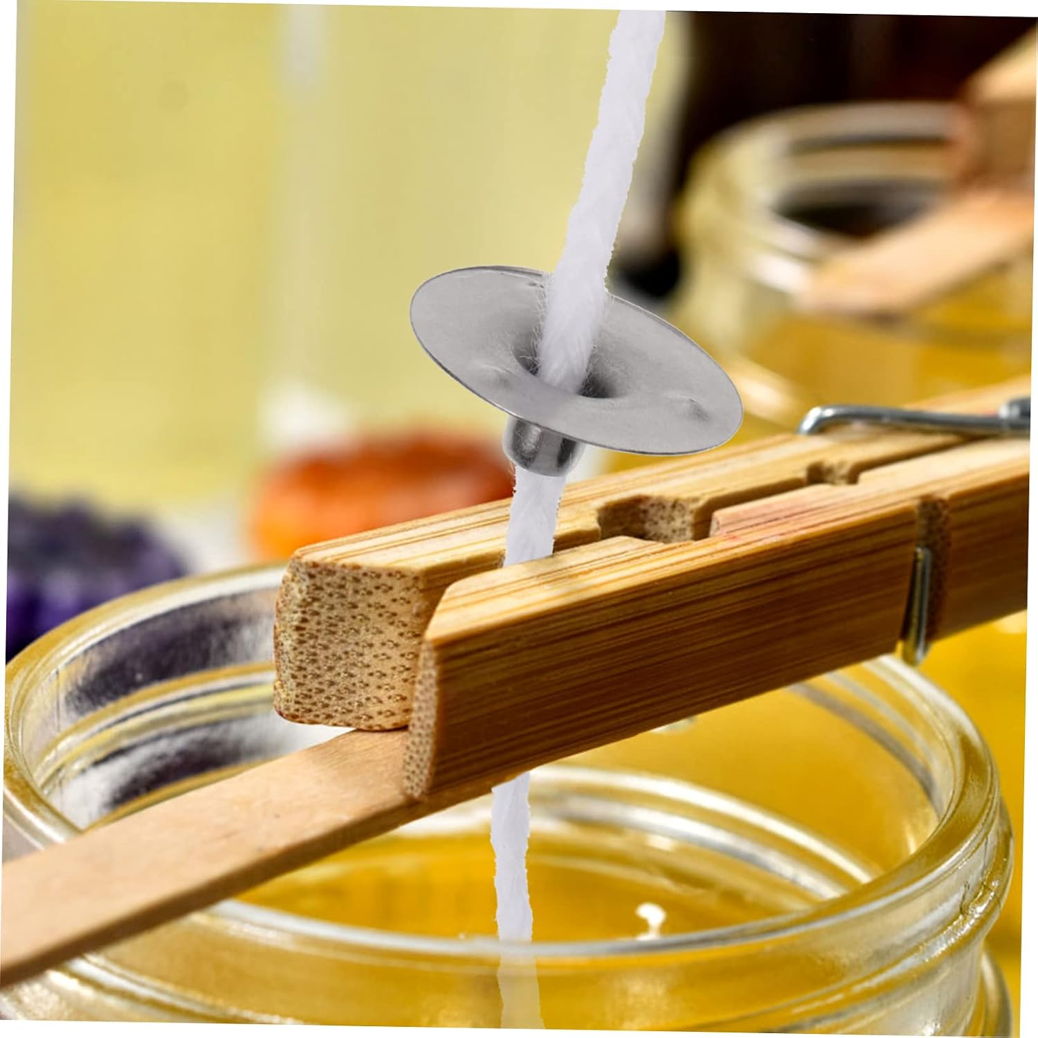 Artibetter 1set Cotton Candle Wicks Bases for DIY Projects Pre-Waxed Cotton Wicks for Oil Lamps Versatile Candle Making Supplies