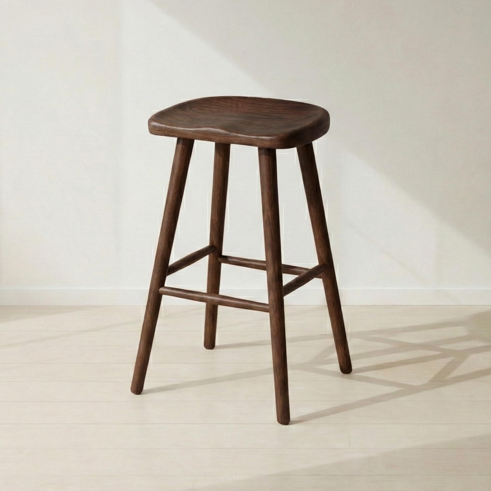 Amazon｜Livora One MOKU ハイスツール 72cm カウンター 木製椅子 無垢