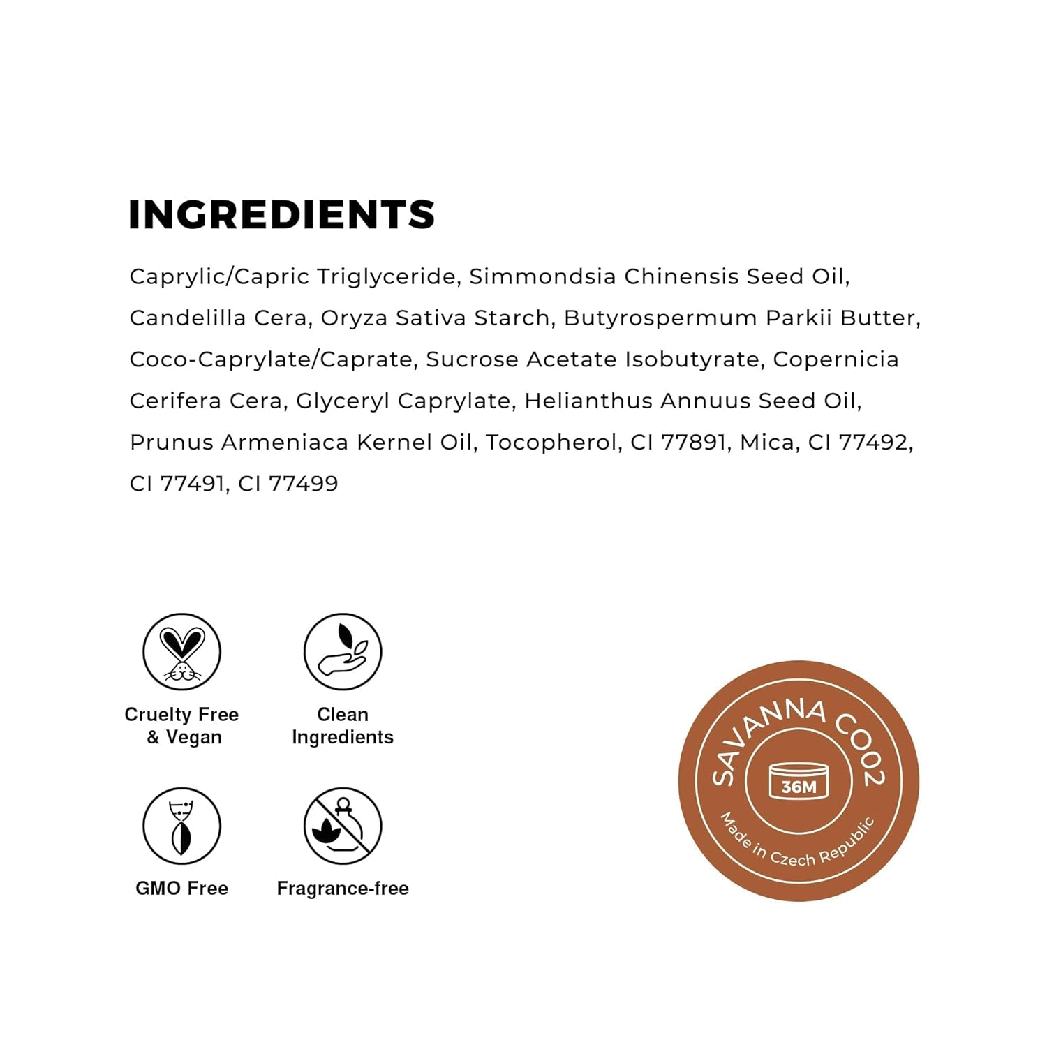 Creamy‑Matte Concealer Stick – Savanna CO02 | Vegan, Buildable Coverage, Long‑Lasting Natural Finish, Concealer for Dark Circles | 0.1 oz - Pack of 1