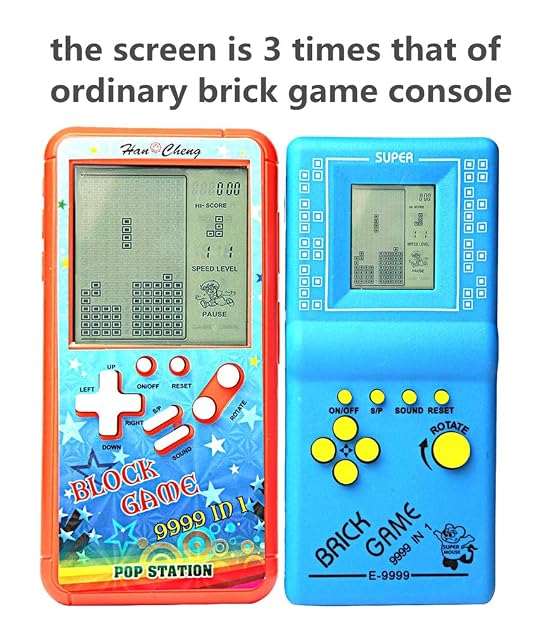 Foto 3 de 7 de CZT Nueva Carcasa de Color Pantalla Grande Consola de Juegos de ladrillo Retro Cuerpo pequeño Pan Grande…