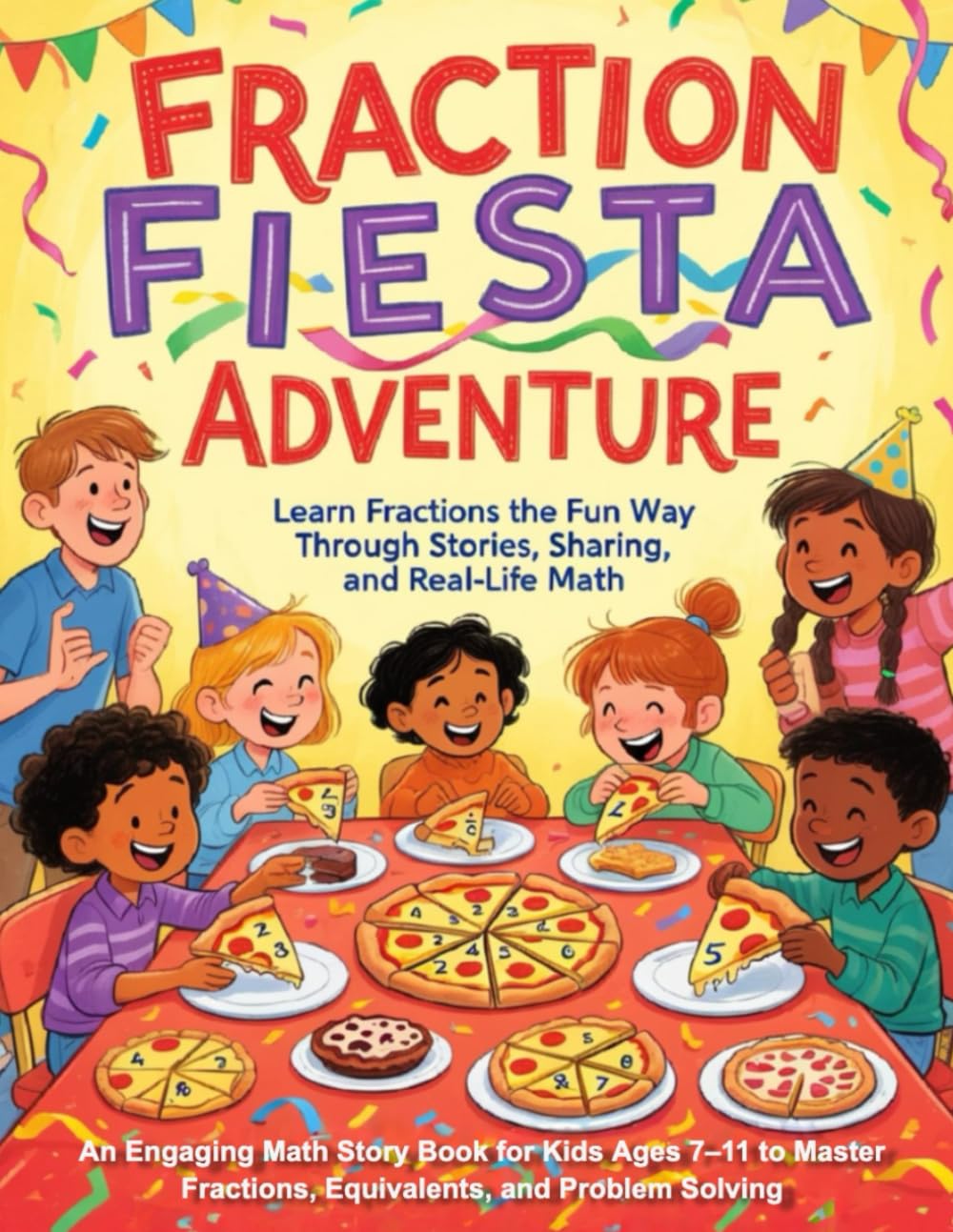 Fraction Fiesta Adventure Learn Fractions the Fun Way Through Stories, Sharing, and Real-Life Math: An Engaging Math Story Book for Kids Ages 7–11 to ... Solving: 10 (Children Educational Stories)