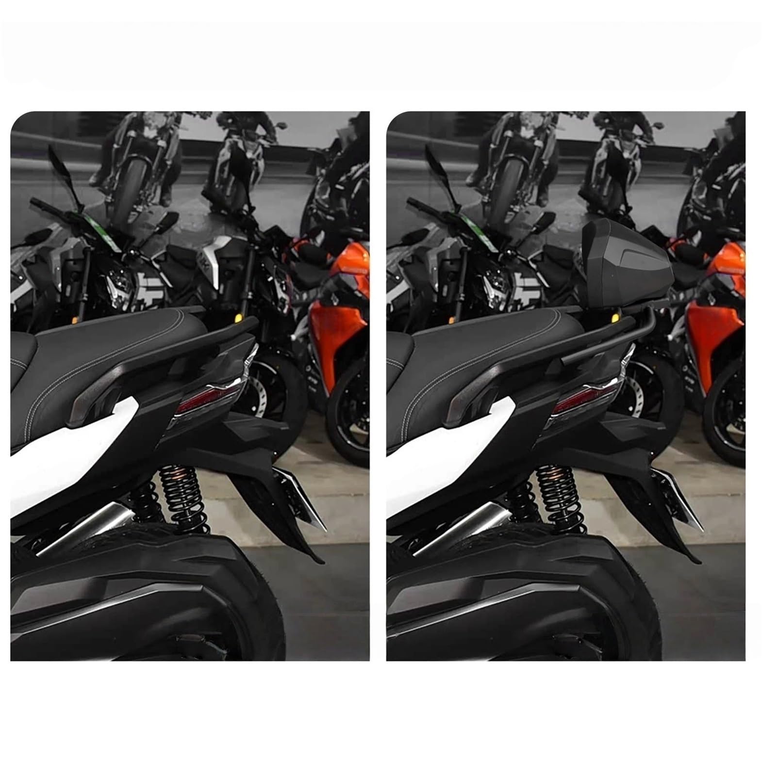 oparcie do bagażnika motocyklowego Pasuje Do Lo&ncin SR4 MAX SR4MAX 2022-2026 Akcesoria Motocyklowe Tylna Rama Oparcia Siedzenia Pasażera Poduszka