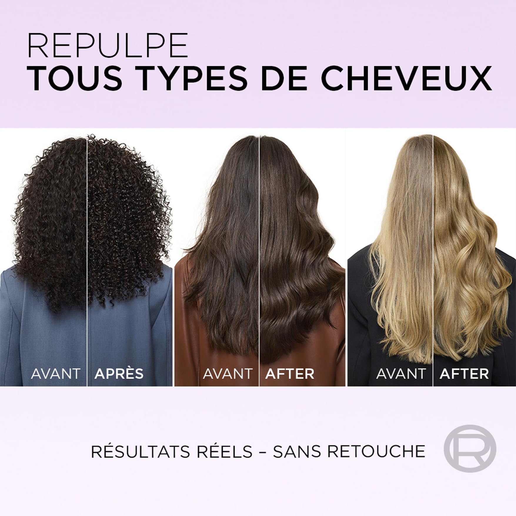L’ORÉAL PARIS - Démêlant Ré-Hydratant - Cheveux Déshydratés et Fatigués - 10X Plus d'Hydratation 72H - À l'Acide Hyaluronique - Elseve Hyaluron Repulp - 250 ml