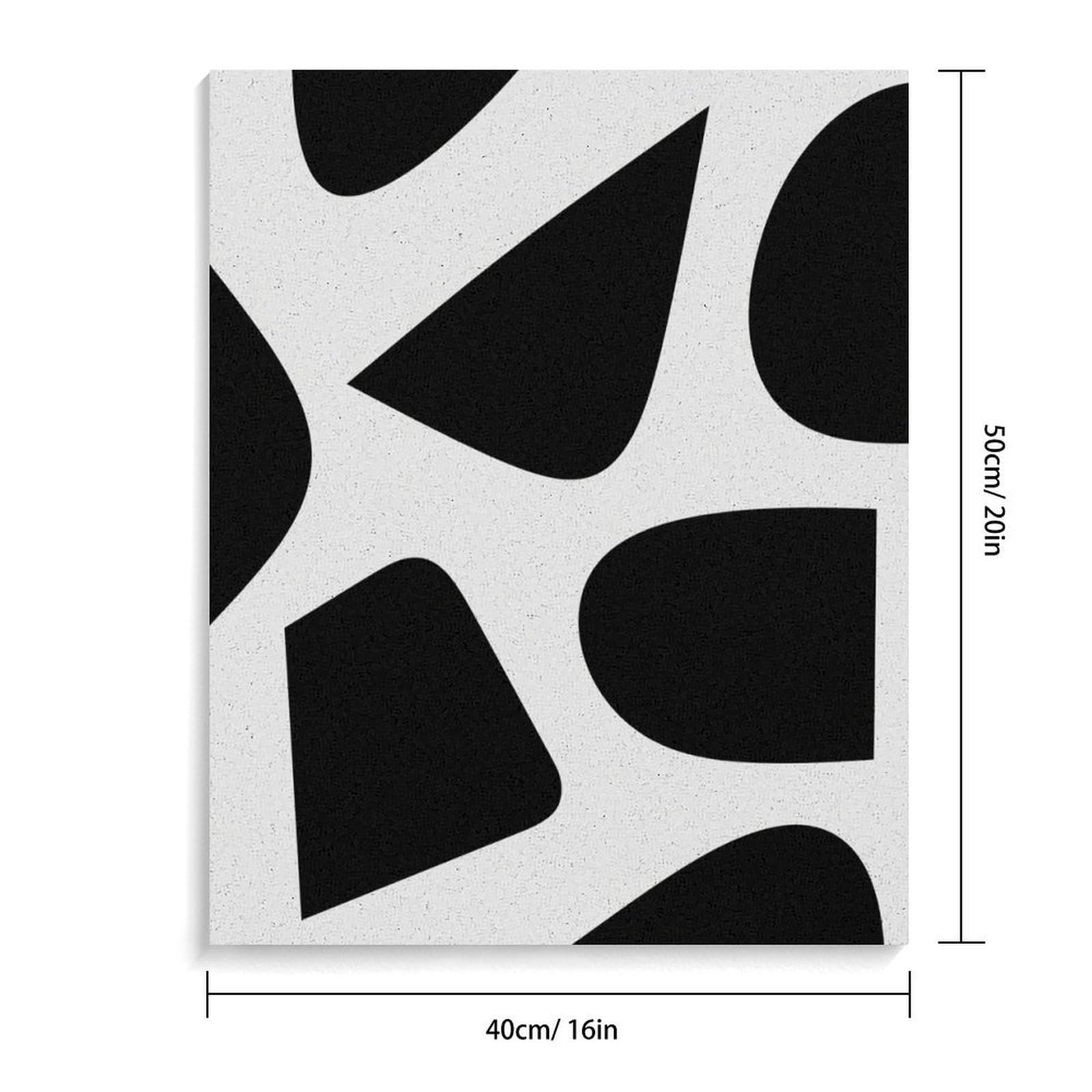 KOAYUBFC Geometrie Malen nach Zahlen Kit für Erwachsene Anfänger Erwachsene Malen nach Zahlen Kits auf Leinwand DIY Acryl Ölfarben Malerei mit Pinseln für Geschenk Home Wall Decor