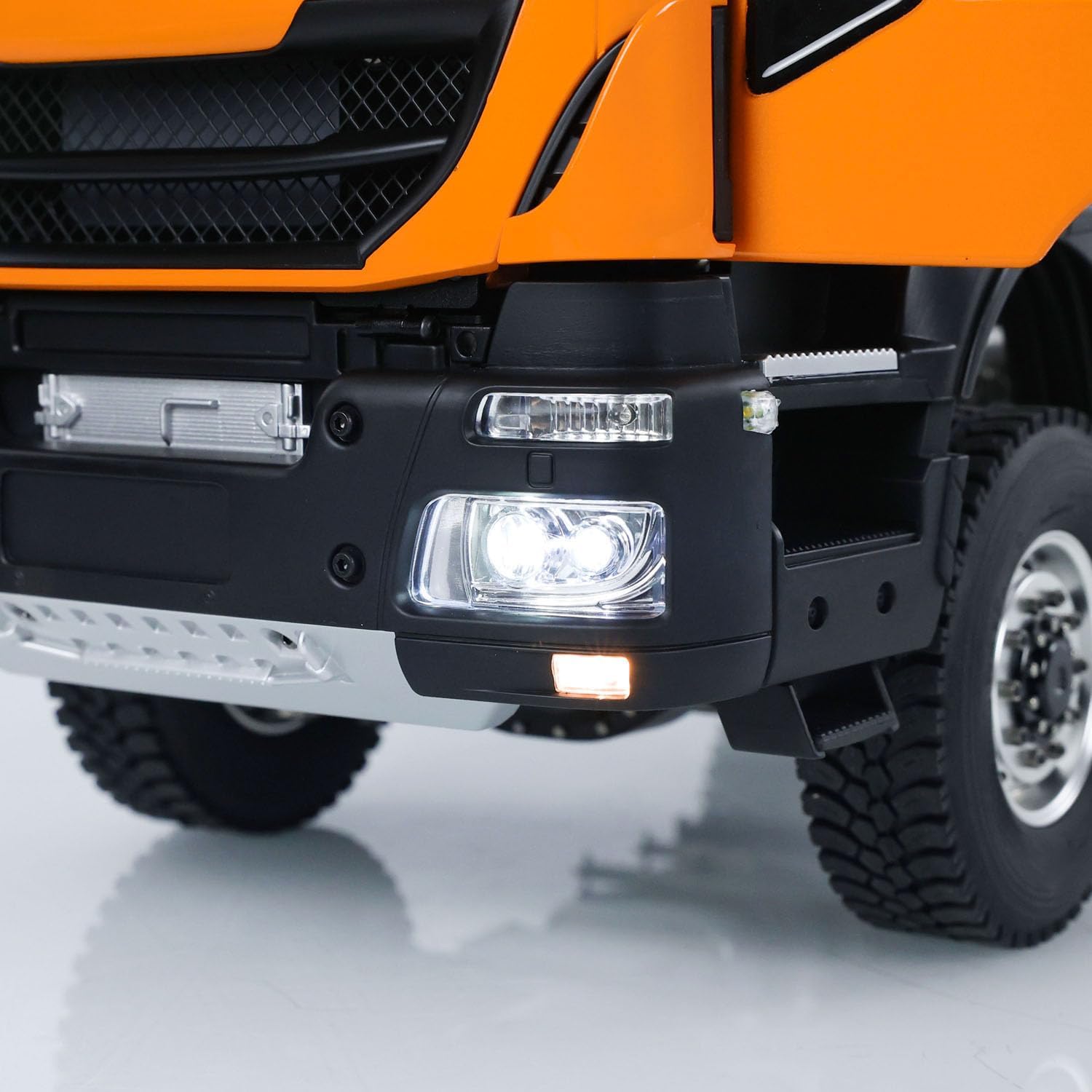 TOUCAN RC HOBBY 1/14 Metal Chassis 6x6 RC Tractor Truck 2-Speed Transmission Car Sounds Lights