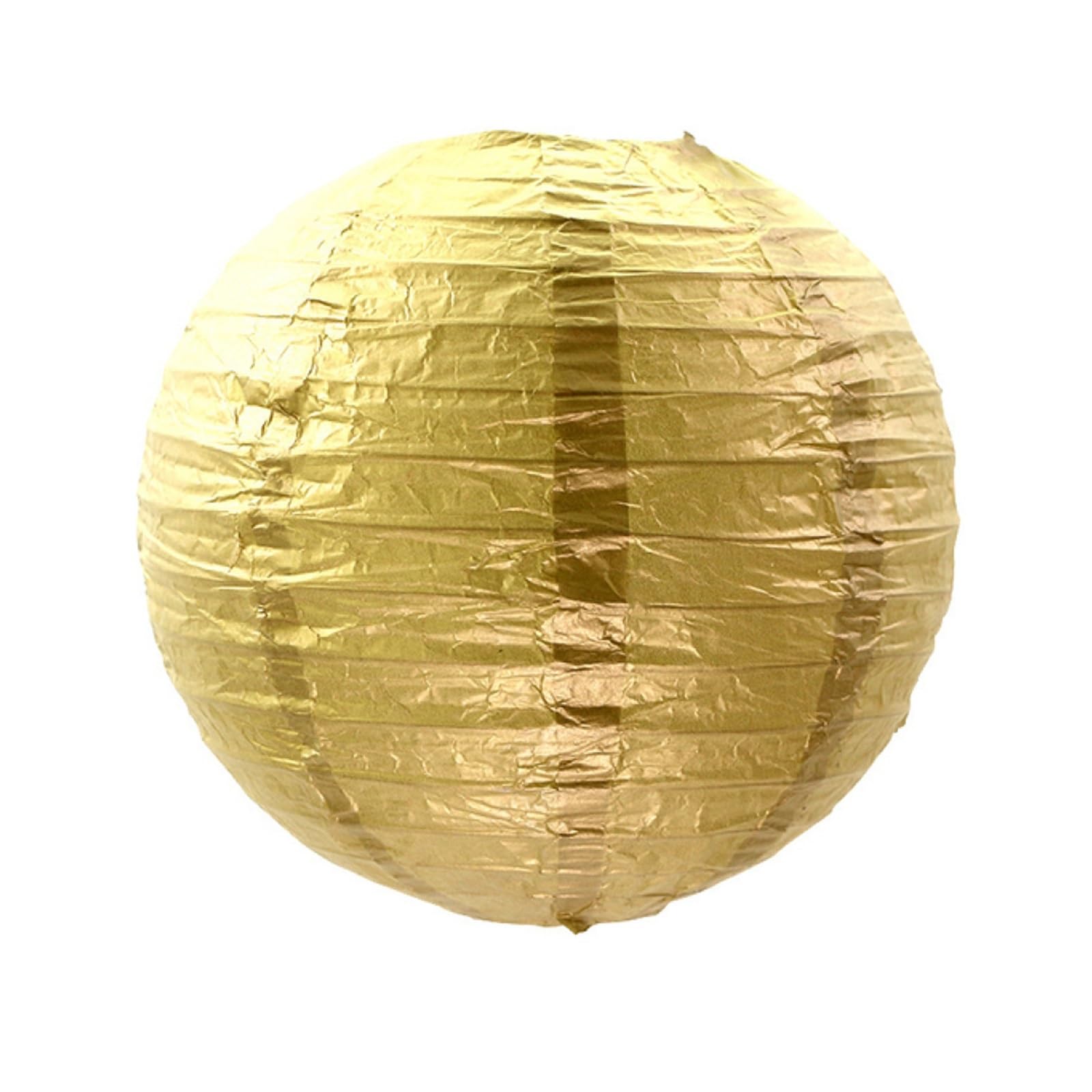 Asian lantern, Chinese Paper Lantern Mix Size Colorful Round Hanging for Wedding Party Classroom Home Decoration(Gold,10 Inch)
