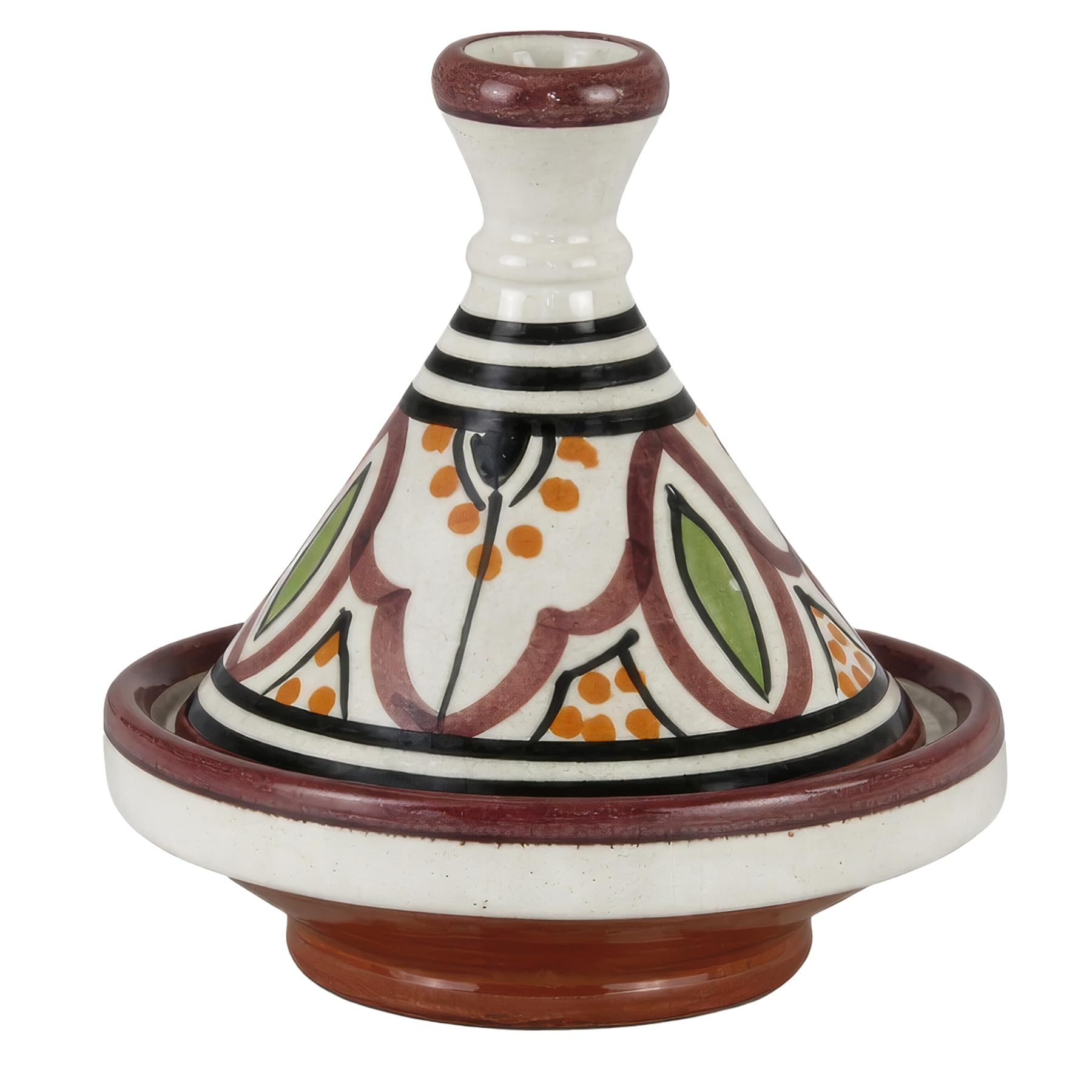 3er Set Tajine zum Servieren von Beilagen & Gewürzen | Gewürz-Tagine aus Marrakesch | Keramik Tischdeko und Geschenkidee