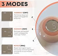 Vista 5 de Cradle Plus - Corrector de pezones invertido, chupones de pezones recargables para mujeres, dispositivo de succión, corrector eléctrico de pezones