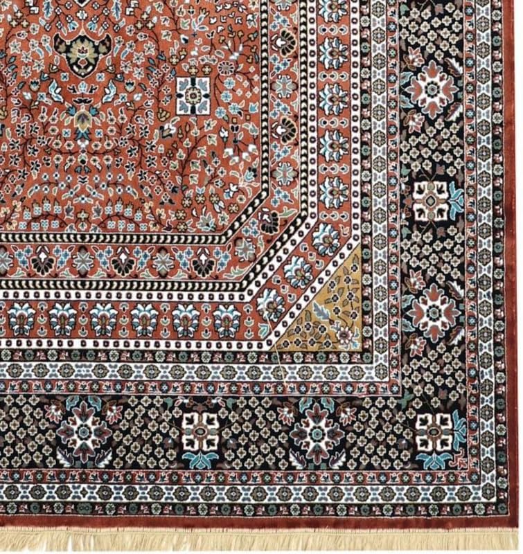 Image of Luxury Silk Carpet 5 x 7 FEET for Living Room or Bedroom, Made with Premium Silk, Perfect for Elegant Interiors Comfort and Timeless Design