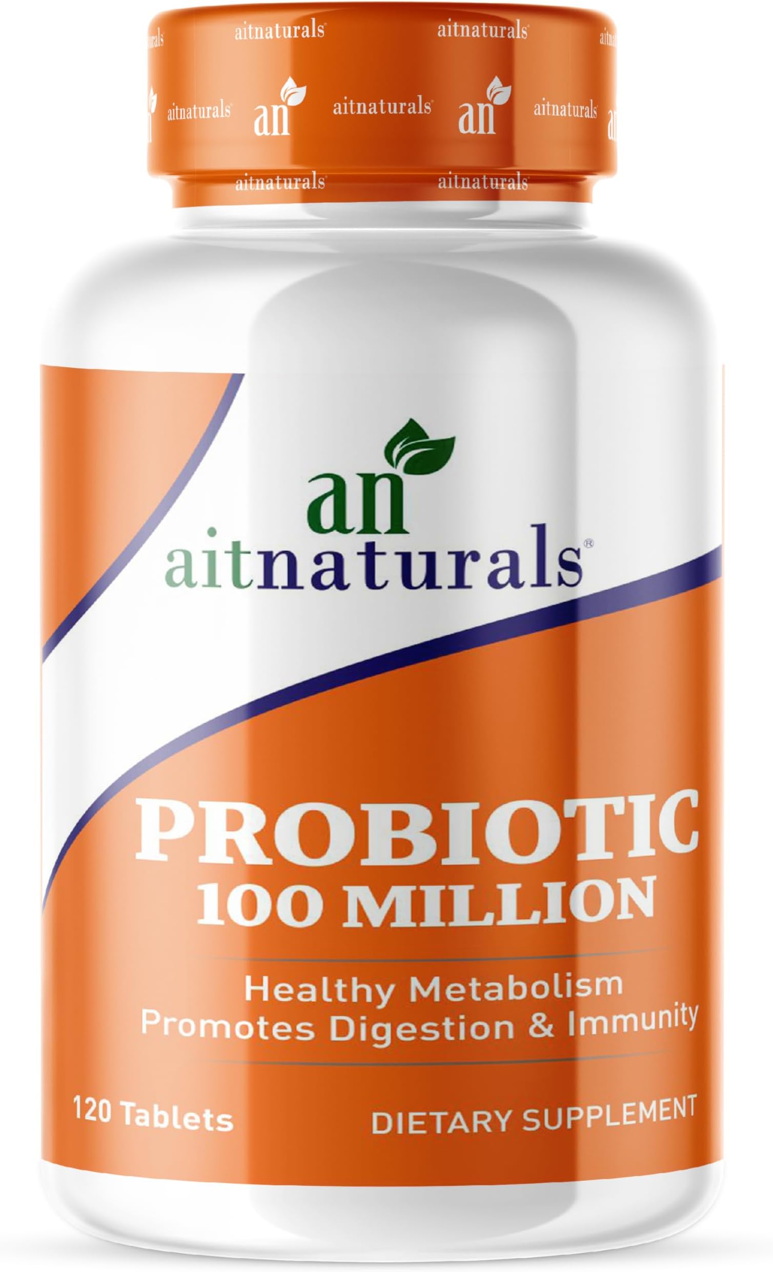 Probiotic Acidophilus 100 Million CFU – 120 Tablets | Supports Digestive Health, Promotes Gut & Intestinal Balance, Boosts Immune Function, Reduces Bloating, Enhances Nutrient Absorption