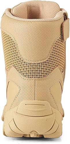 Miniatura 5 de Kervaky Botas tácticas militares para hombre, botas de trabajo ligeras, botas de senderismo