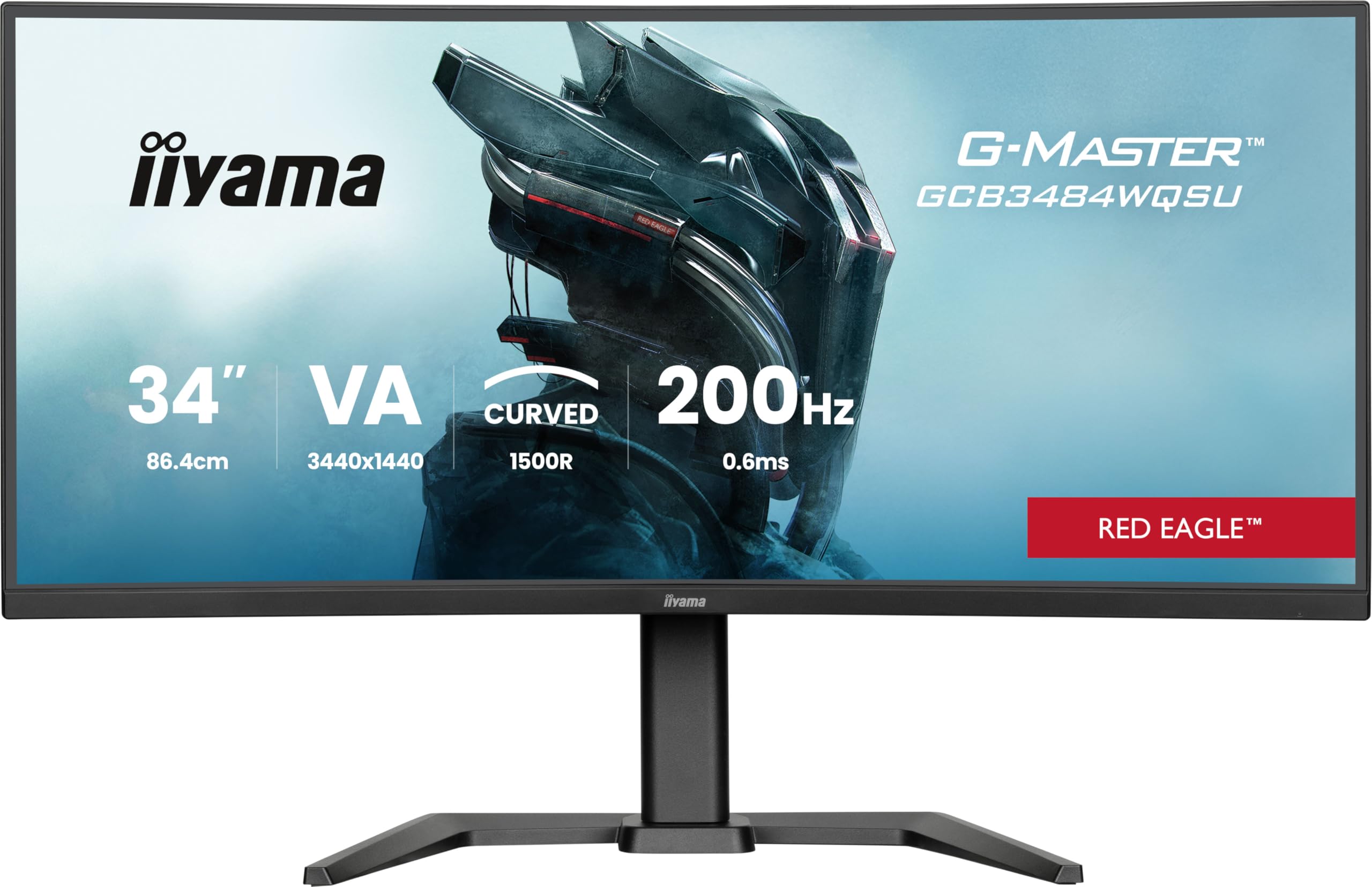 Iiyama G-Master Gcb3484wqsU-B2 34in PrO-Gaming 0.4ms Va Lcd 3440x144 Monitor Pc 86,4 Cm [34] 3440 X 1440 Pixel Ultrawide Quad Hd Nero (iiyama G-Maste