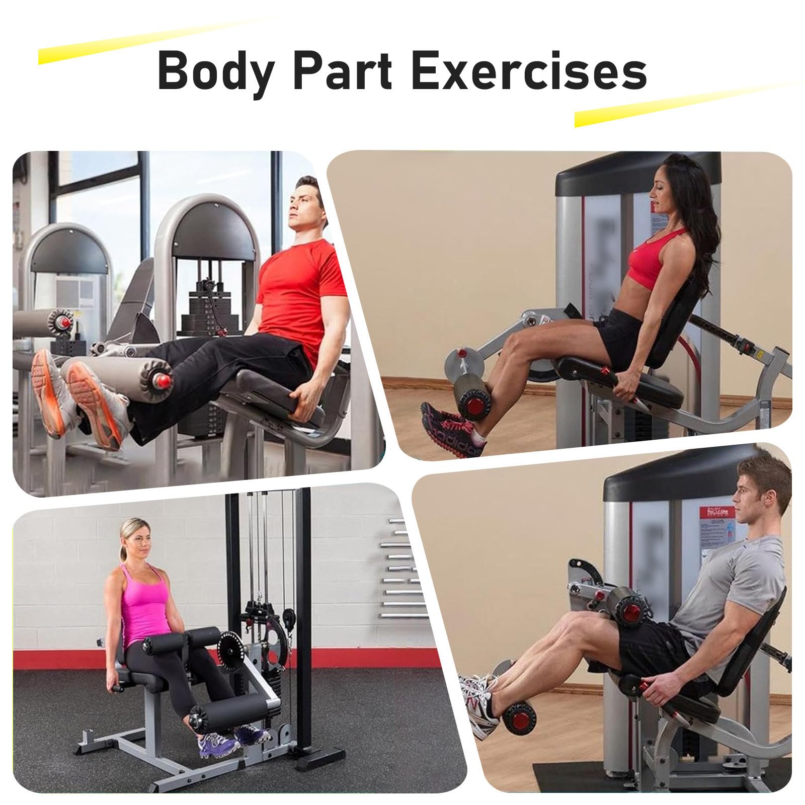 Beinstrecker und Curl Maschine Aufsatz für Power Rack, Einstellbare Krafttrainingsgeräte für Home Gym Leg Workouts