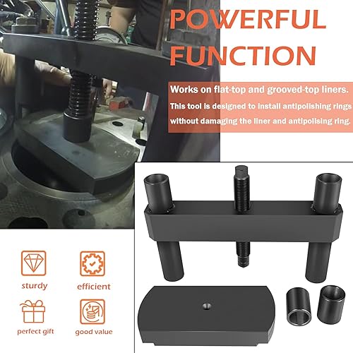 Miniatura 4 de Yoursme 3164606 Para Cummins ISX X15 Herramienta de Instalación de Prensa de Revestimiento Cilíndrico 3164606, ST-269, 3162461 3164606 Prensa de