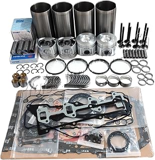 4TNE88 Engine Rebuild Kit Compatible With Yanmar Forklift, Excavator, Skid Steer Loader