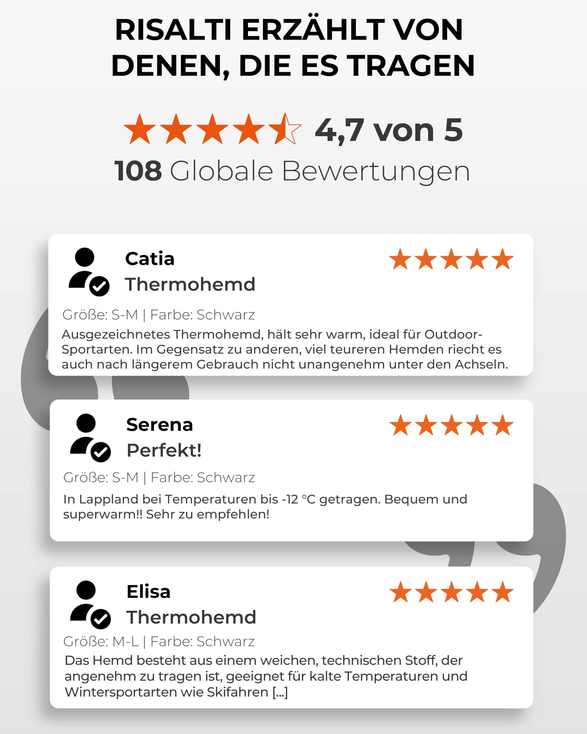 Risalti Thermo-Shirt für Damen, Langarm, Merino Tech – Thermo-Shirt für Damen aus Merinowolle, Thermounterwäsche für Damen, Winter, Thermounterwäsche für Damen, nahtlos, hergestellt in Italien