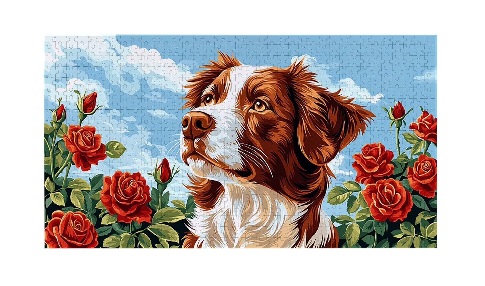 różowy pies - Puzzle 900 sztuk dla dorosłych - Puzzle DIY, kreatywna rozrywka, sztuka nowoczesna, klasyczne puzzle dla dorosłych i młodzieży w wieku 12 lat, pomysł na prezent dla mężczyzn i kobiet 87