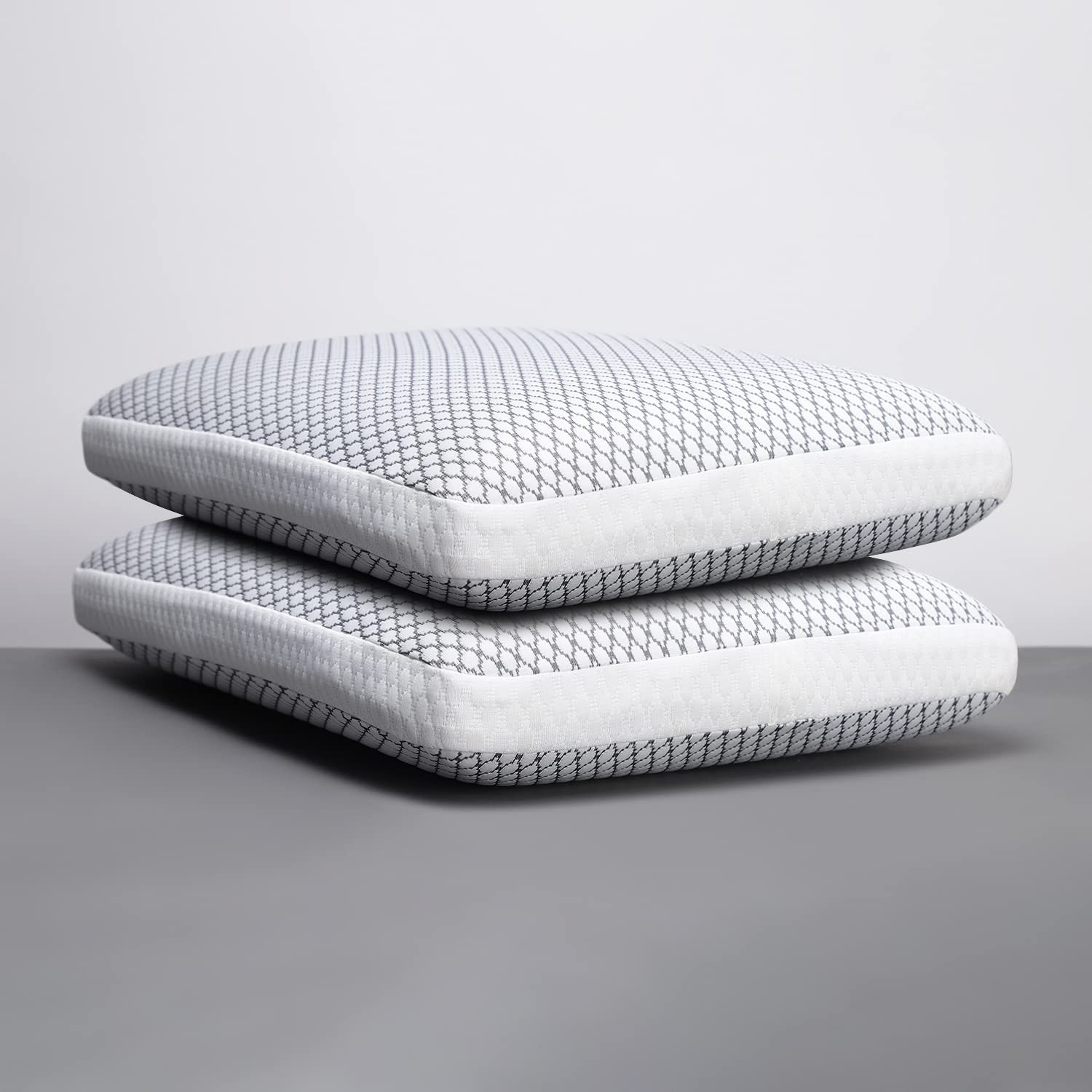 LA VERNE Cooling Gel Infused Pincore Technology Breathable Memory Foam Pillow with 3S Rebound (Pack of 2) (B0C1X6WB8V) Amazon Price History, Amazon Price Tracker
