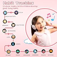 Vista 4 de Relojes Inteligentes para Niñas de 6-12 Años, 26 Juegos Pantalla Táctil Reloj para Niños con Cámara de Video Reproductor de Música Tarjetas