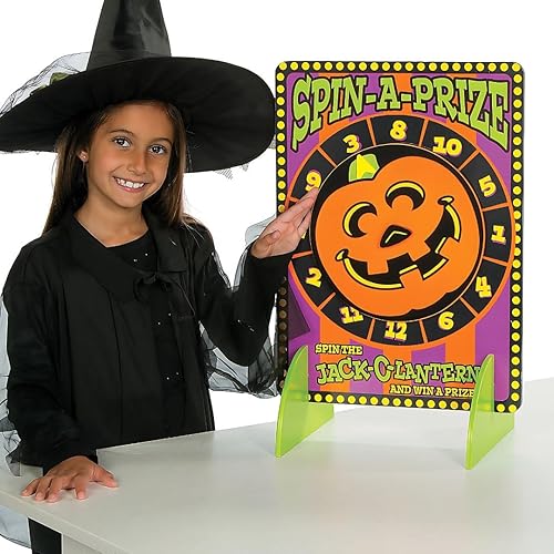 Miniatura 2 de Fun Express Juego de rueda de premios Spinner de Halloween (madera) Juego de fiesta de carnaval