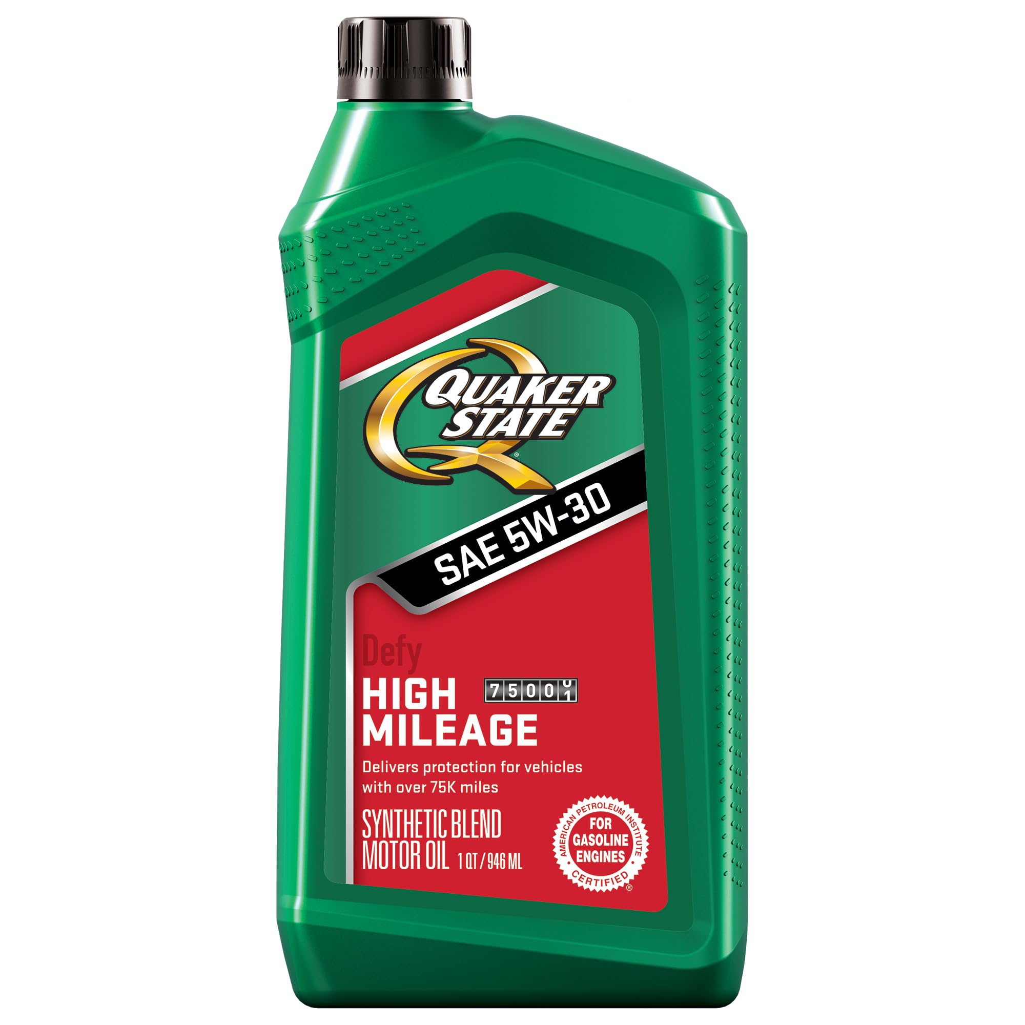 Quaker State High Mileage 5W-30 Synthetic Blend Motor Oil