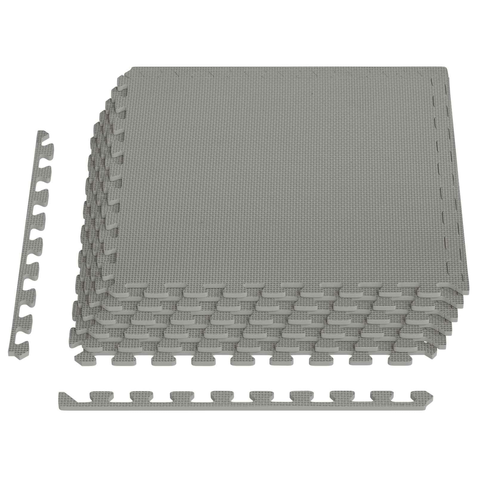 Tapis de Sol de Piscine 6 pc Gris 2,16 m² Mousse EVA,Bâches de piscines & Tapis de Sol,3433301
