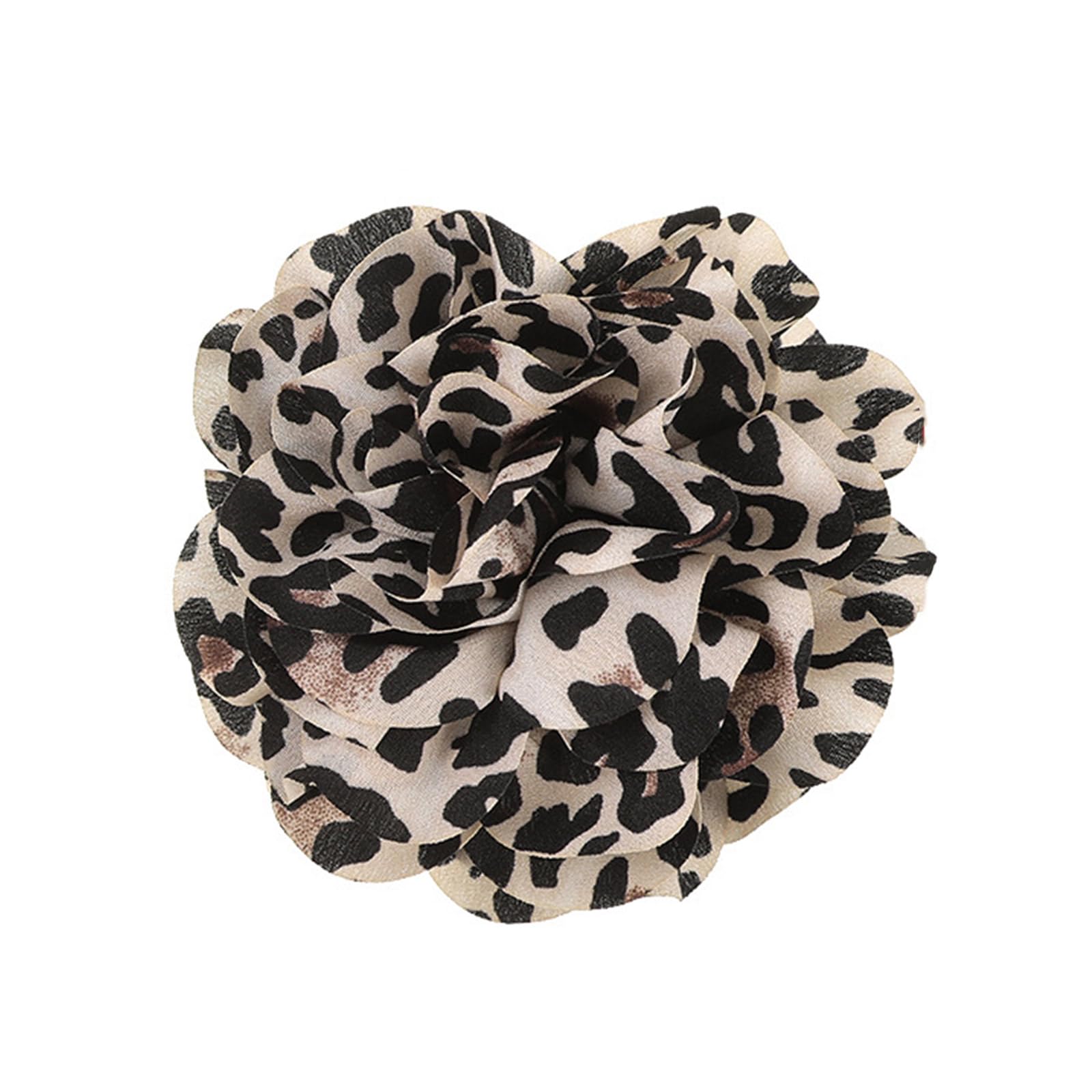 Maxtonser Fashionable Retro Leopards Pattern Hair Clamp Elegant Hairpieces Hairpin Comfortable Party Headwear for Stylish Women