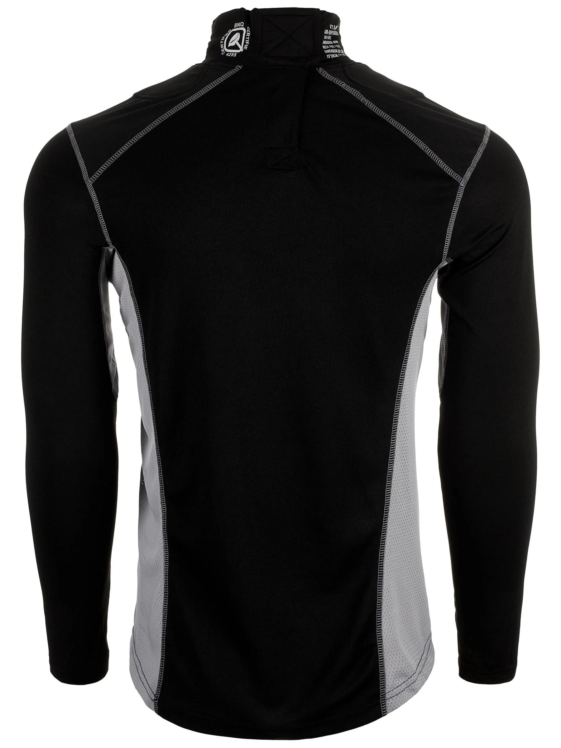 Long Sleeve Compression Neck Guard Hockey Shirt | Junior (Medium)