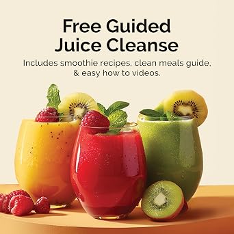 SMART Pressed Juice 3-Day Organic Juice Cleanse | Healthy Detox Program | Vegan Vanilla Protein, Cold-Pressed Greens, Beets & Pineapple Chia Cleanse | High Fiber & Vegan