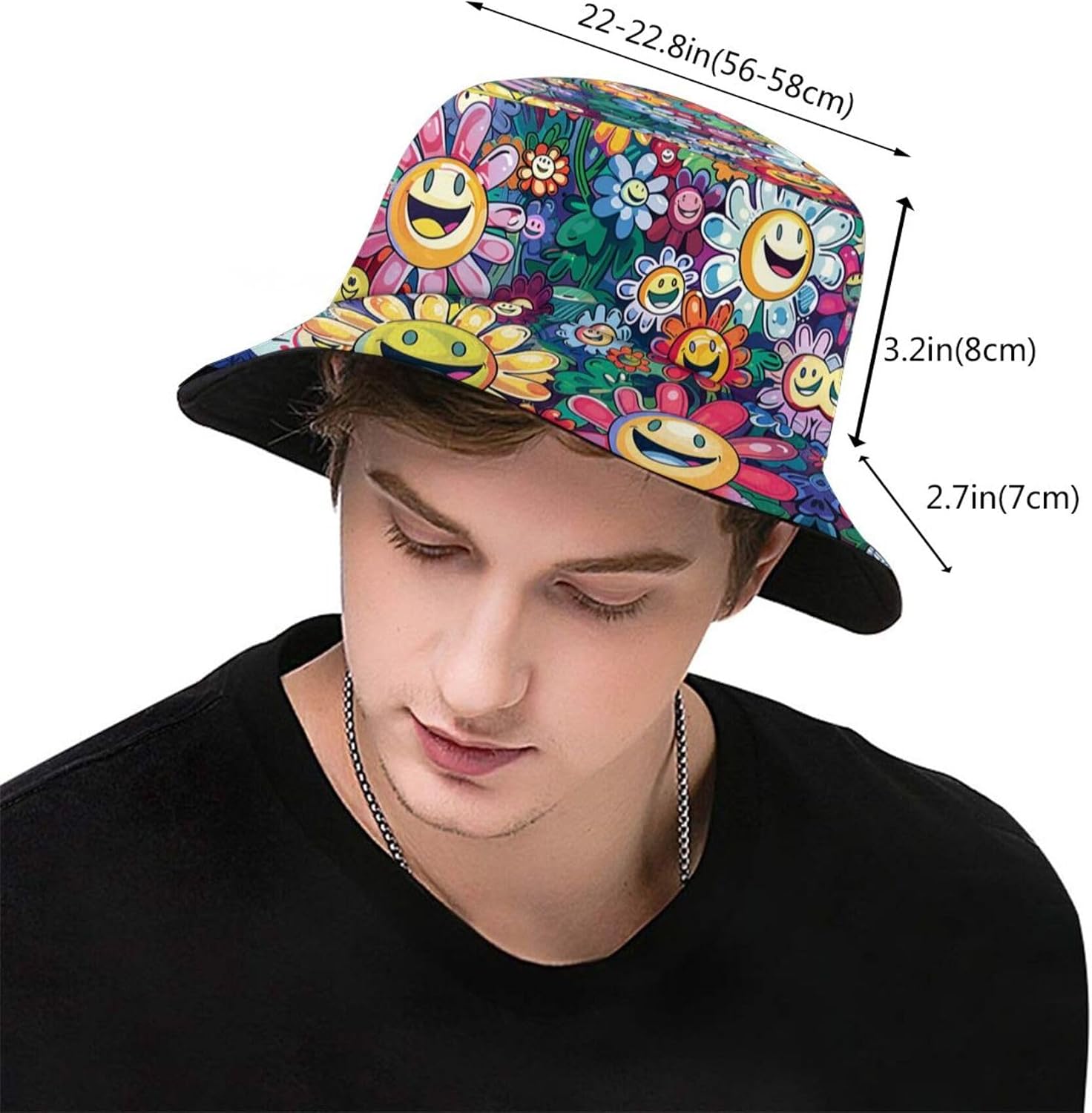 Bucket Hat for Men Women Adult Fisherman Summer Travel Hiking Caps 4 image 3