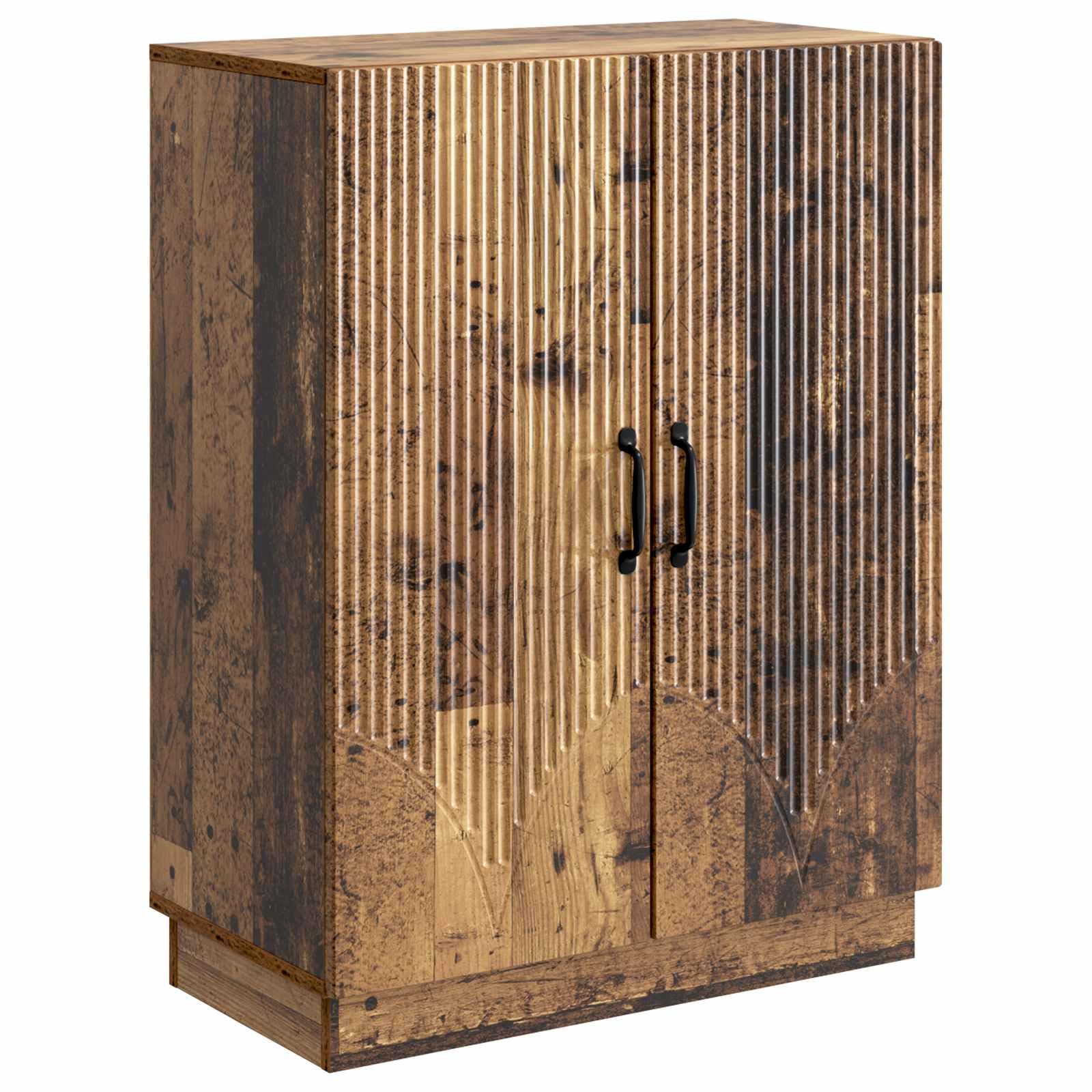 Hothingwell Drewniany bufet konstrukcyjny 66 cm z szufladami
