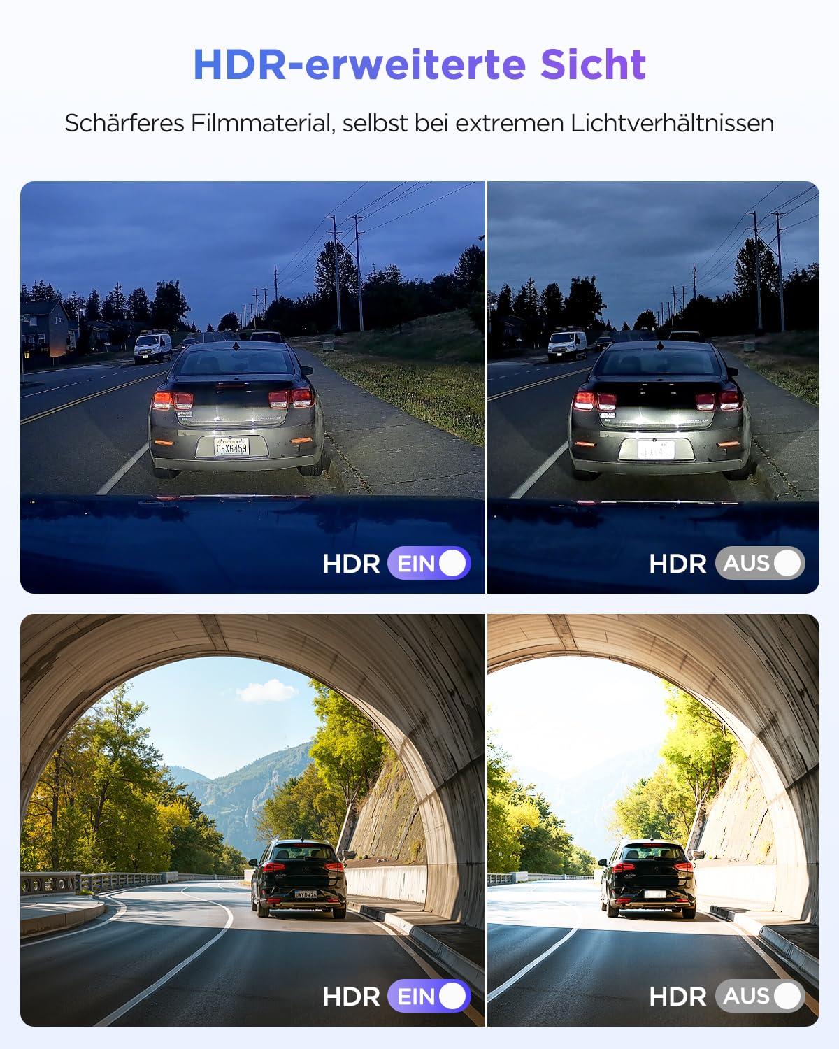 VIOFO A119M Pro 4K HDR Mini Dashcam mit CPL, Wi-Fi 6 & GPS, STARVIS 2, Sprachsteuerung, Nachtsicht 2.0, Parkmodus, 1,5" LCD