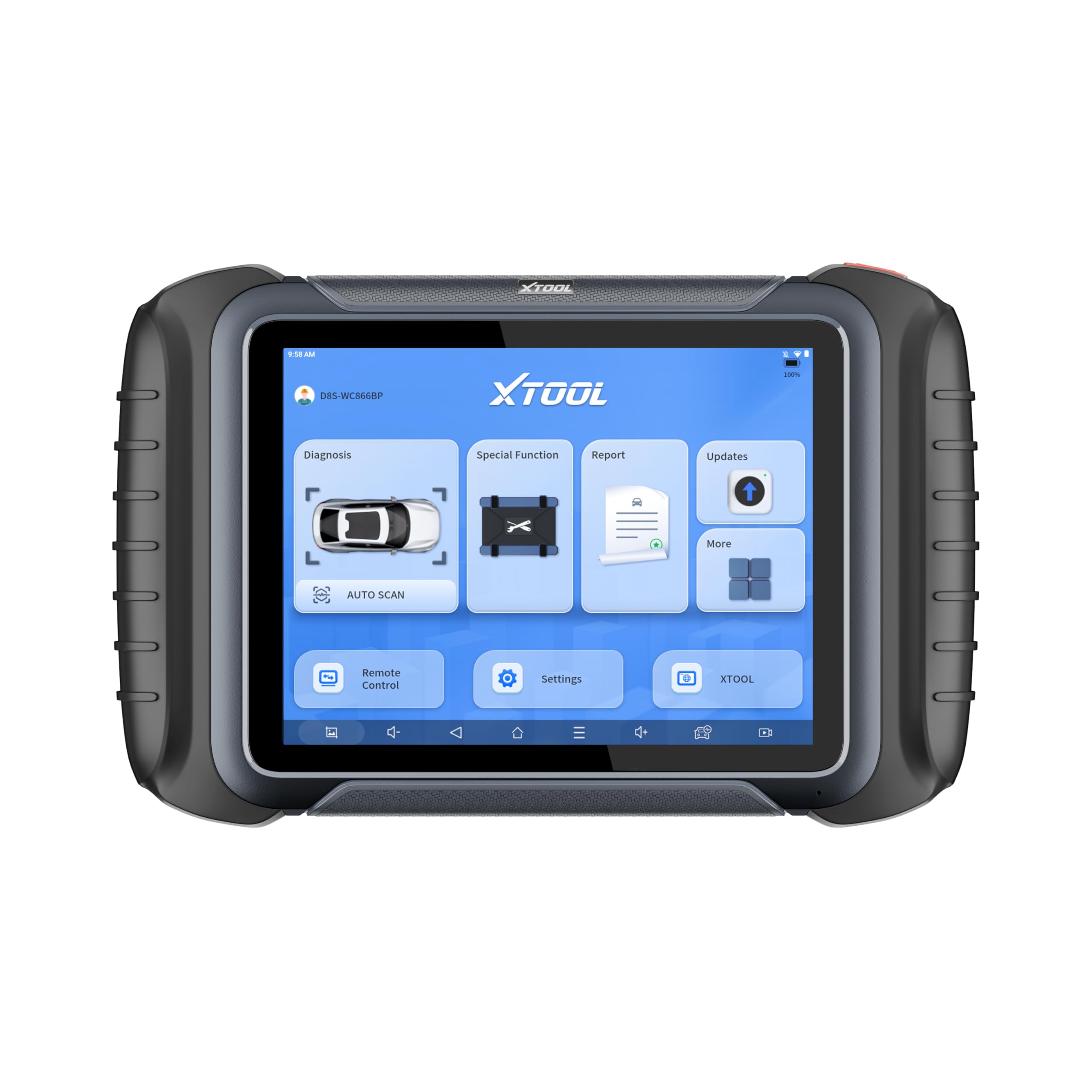 XTOOL D8 Automotive Diagnostic Scan Tool with ECU Coding, Bi-Directional Control, OE Level Full Systems Diagnosis, 38+ Services, Key Programming/ABS Bleed/Injector Coding, 3 Years Free Updates Online