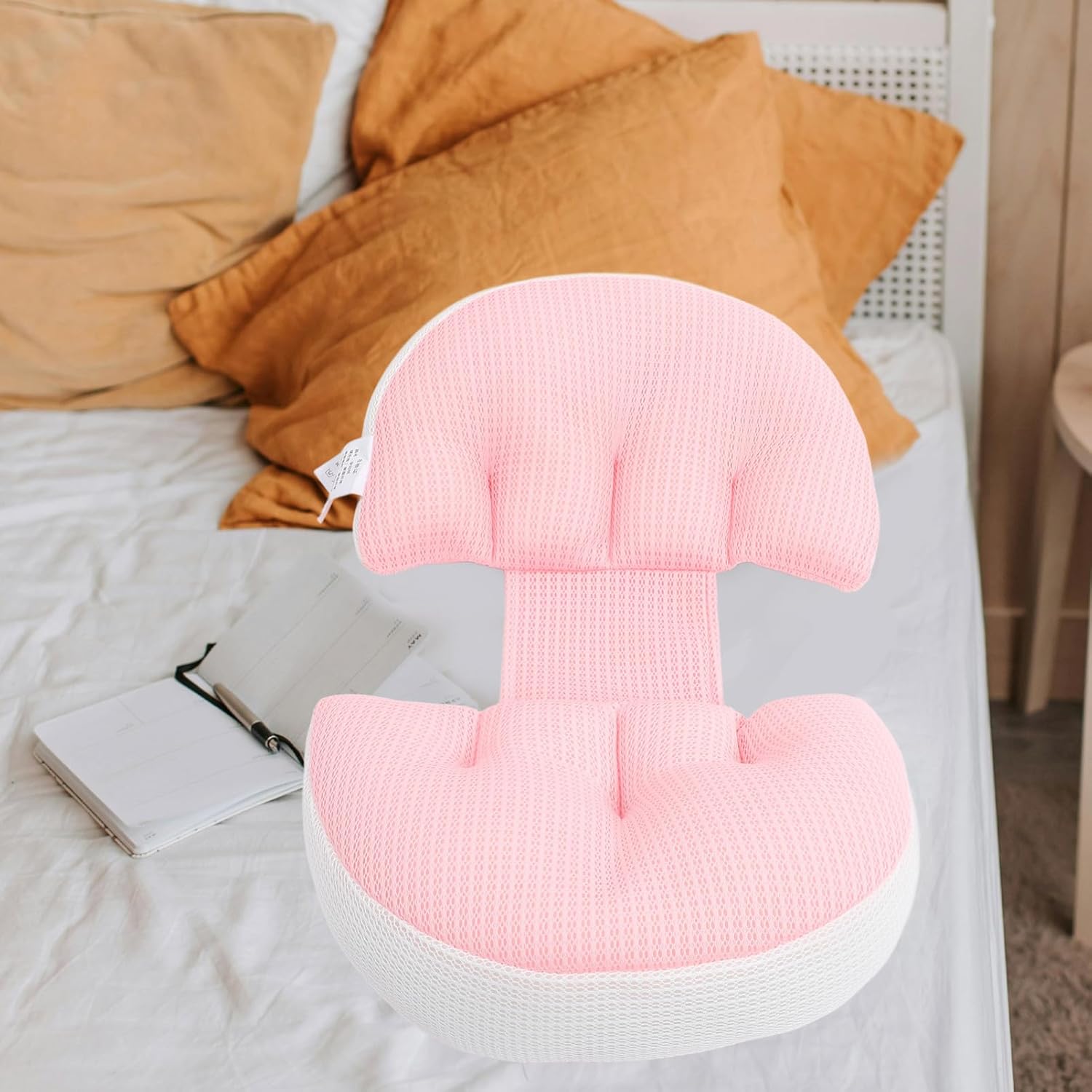 1set Maternity Pillow with Comfortable Lumbar Support for Pregnant Women Breathable Abdominal Cushion for Side Sleeping and
