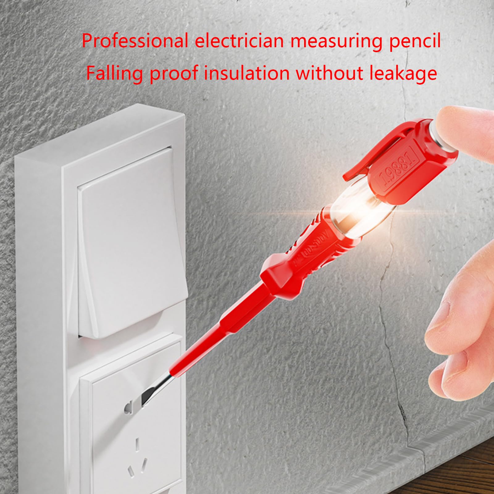 On-off Test Electrician Tool Test Pencil Circuit Tester Electric Pen Power Voltage Detector Pens Intelligent Induction Test Pen Electric Screwdriver Pencil Prank For Car Electrical Voltage Detector