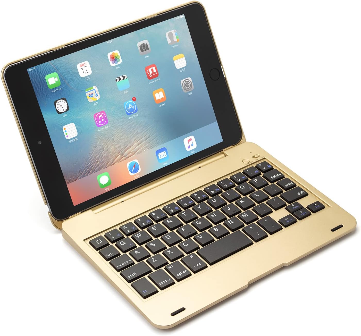 Tiantaキーボードケースipad Mini 人気商品ランキング 5ワイヤレスbluetoothシンオートスリープ ウェイク フリップスマート保護カバーipad 4 ゴールド 7 9インチ用