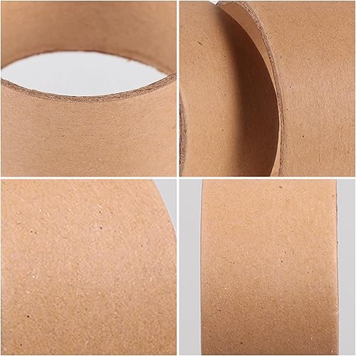 Miniatura 7 de EXCEART Tubo de cartón marrón, 20 unidades, tubos de papel kraft para manualidades, tubos de cartón redondos de extremo abierto, rollos de cartón,
