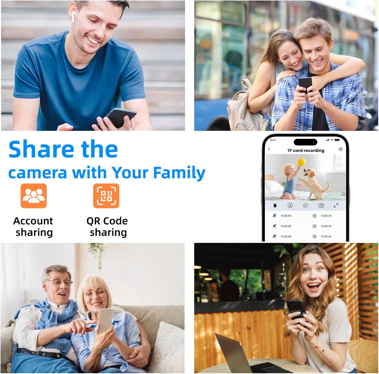 2026 Upgraded Mini Security Camera, 1080P HD Indoor Wireless Camera for Home, Night Vision, Motion Detection, WiFi Remote Viewing, 100-Day Battery Life