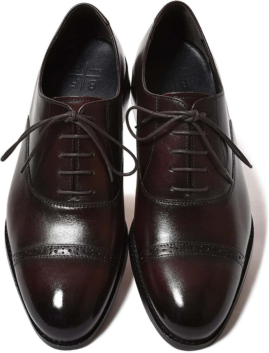 [B for piu] ビーフォーピュー ストレートチップ メダリオン チョコ LE200