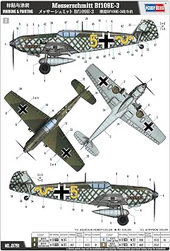 Hobbyboss 1:48 - Messerschmitt Bf109E-3
