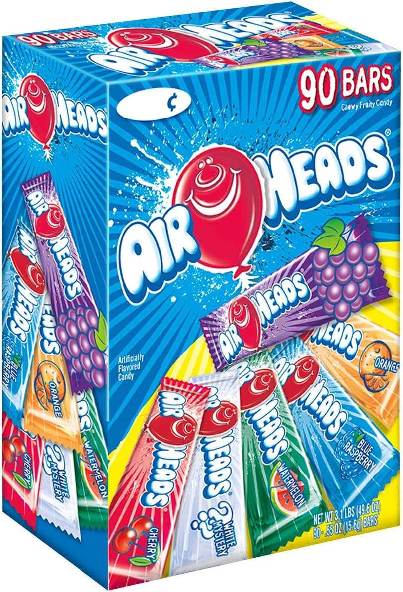 Product of Airheads Chewy Fruit Candy, Variety Pack, 90 ct.
