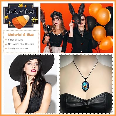 Gothic Jewelry Set Butterfly Necklace Earrings for Women Costume Party