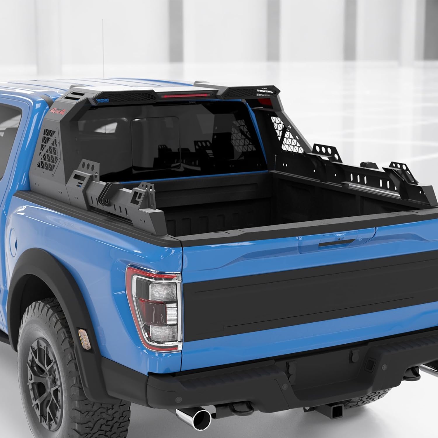 Roll Bar for Full Sizes & Mid Size Pickup Truck, Universal Truck Bed Roll Bar, Adjustable Sport Bar Chase Rack Compatible with Ford F-150/F-250/F-350,Ram1500/2500/3500,Tacoma,Tundra,Sierra,Silverado