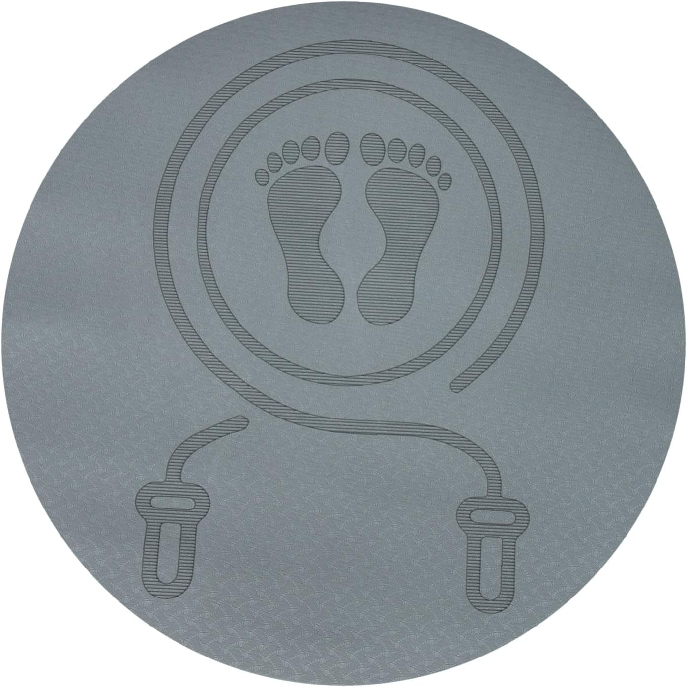 Jump Rope Mat Tpe Exercise Mats Non-slip Mute Shock-absorbing Comfortable for Home Gym