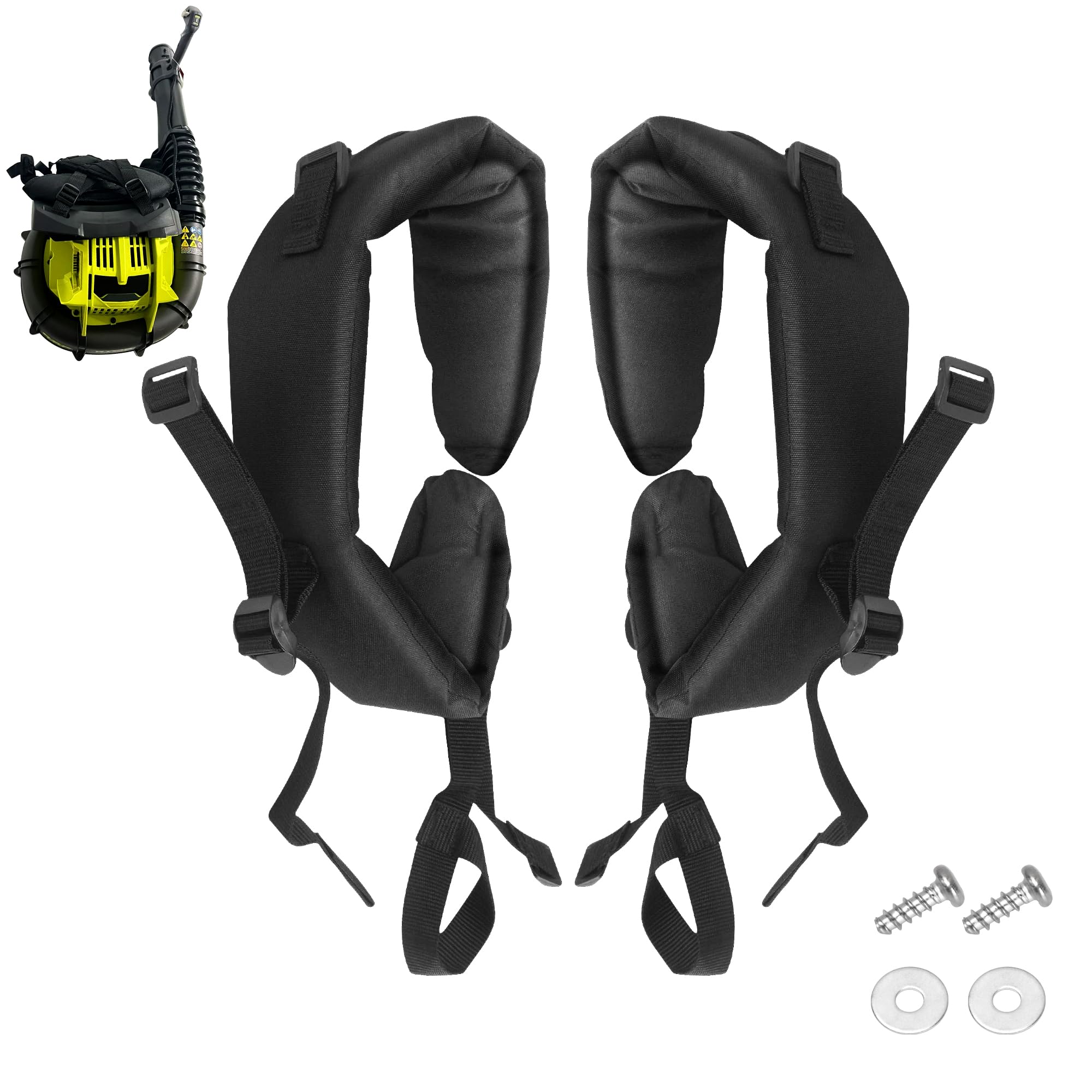 4282-710-9020 lado derecho y 4282-710-9030 lado izquierdo, correa de arnés de ventilador compatible con Stihl BR500 BR550 BR600 BR700