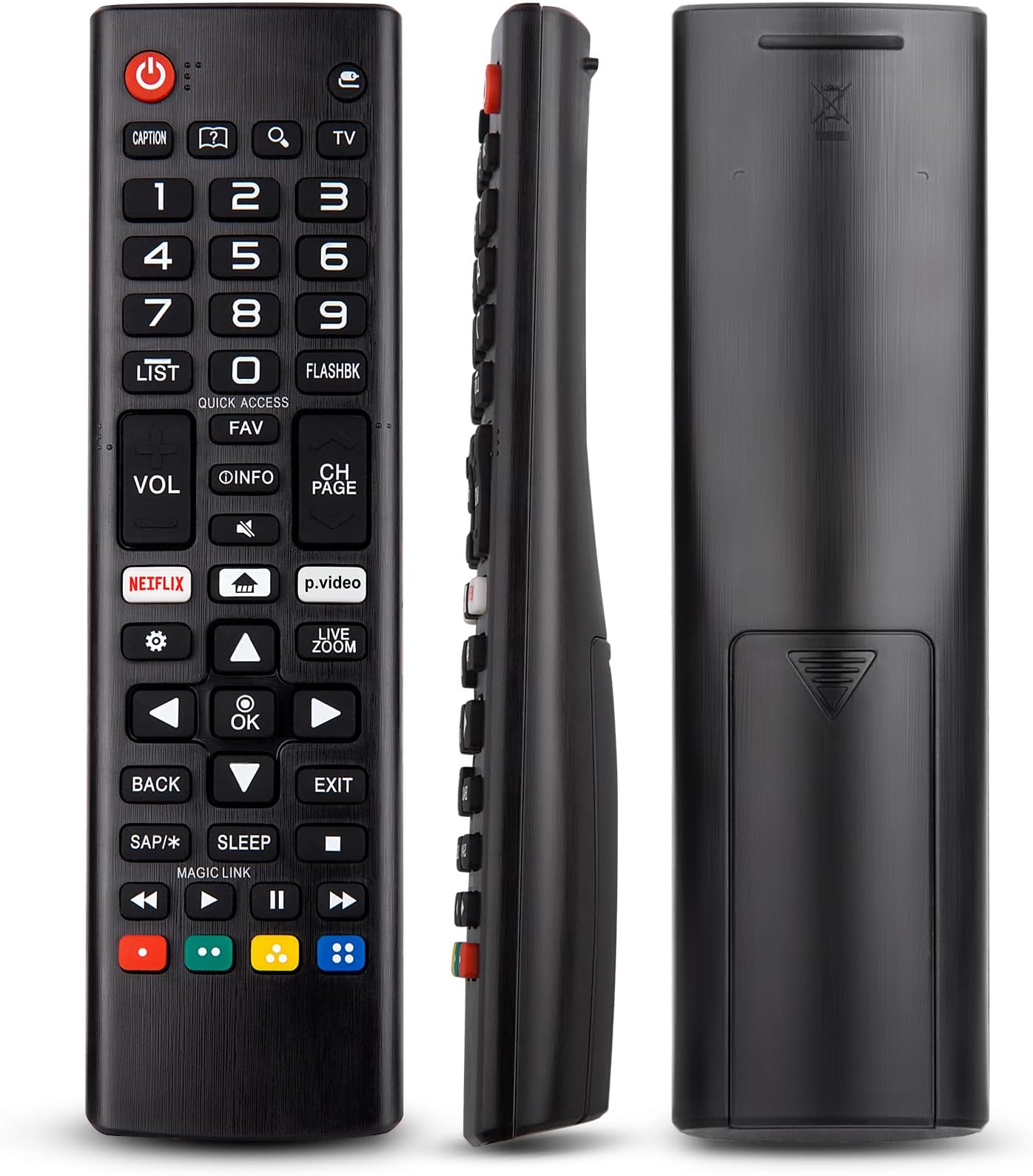 - Universal Remote Control for All LG Smart TV Replacement LED OLED UHD LCD Plasma Magic Webos 3D 4K AKB75095307 AKB75375604 AKB75675304 AKB74915305 AKB76037601 AKB75855501 AKB76040302-2 Year Warranty