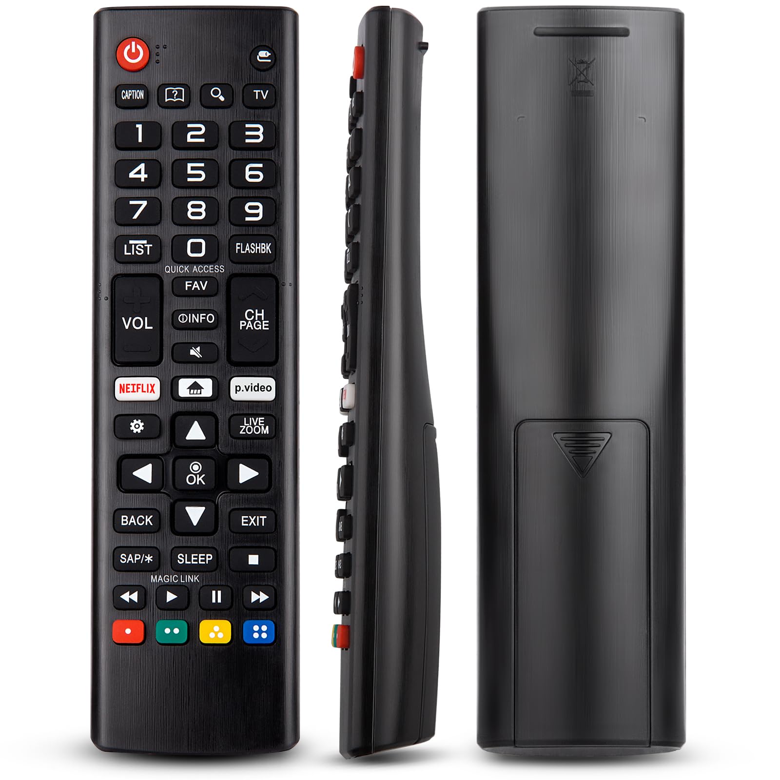 Universal Remote Control for All LG Smart TV Replacement LED OLED UHD LCD Plasma Magic Webos 3D 4K AKB75095307 AKB75375604 AKB75675304 AKB74915305 AKB76037601 AKB75855501 AKB76040302-2 Year Warranty