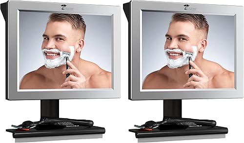 Miniatura 12 de Espejo para ducha que no se empaña, Plateado