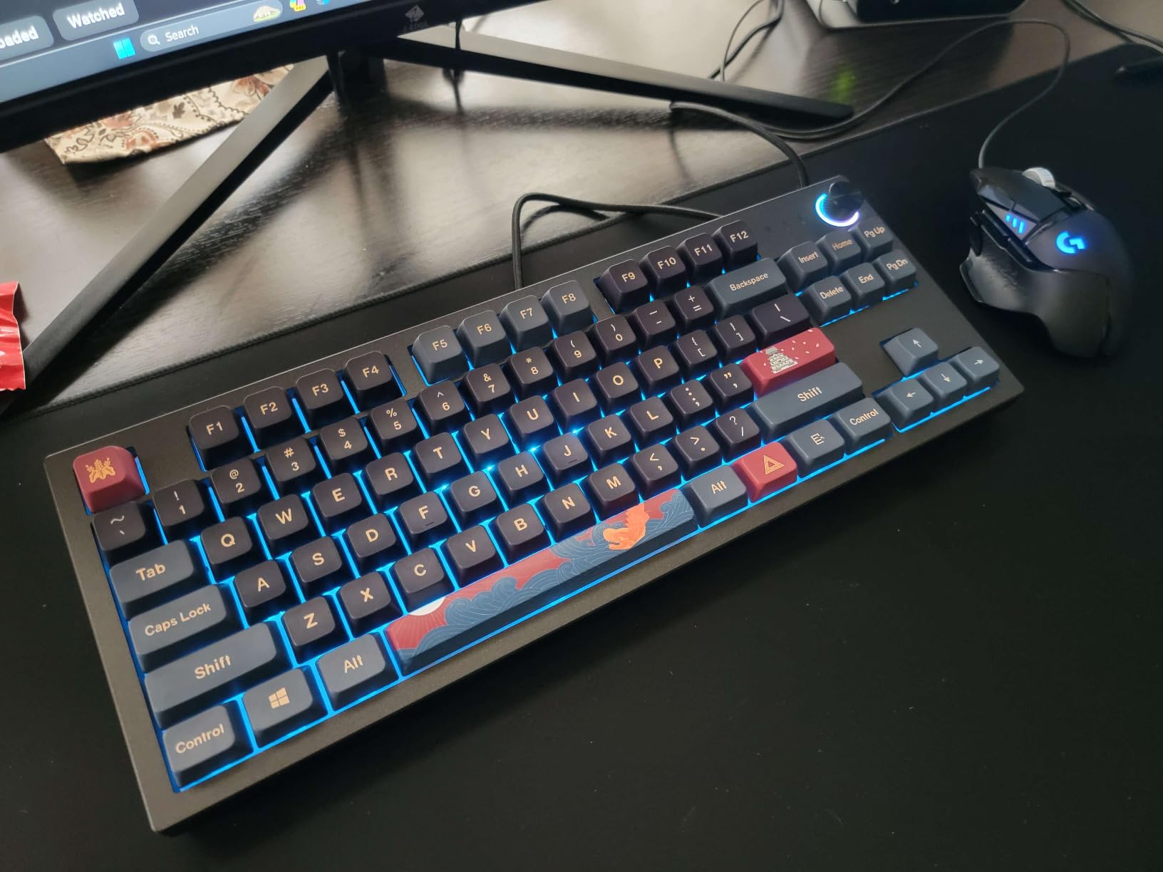 Montech M Key Montech MKey TKL Mechanical Gaming Keyboard: Customizable RGB LED ...