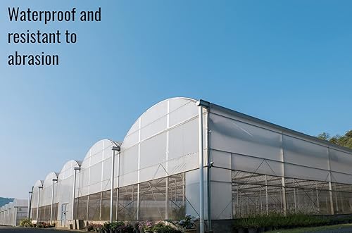 Miniatura 7 de GGR Supplies LDPE-9R Cinta recubierta de polietileno de baja densidad resistente con adhesivo de goma, ideal para sellar y sellar. 36 yardas (negro,